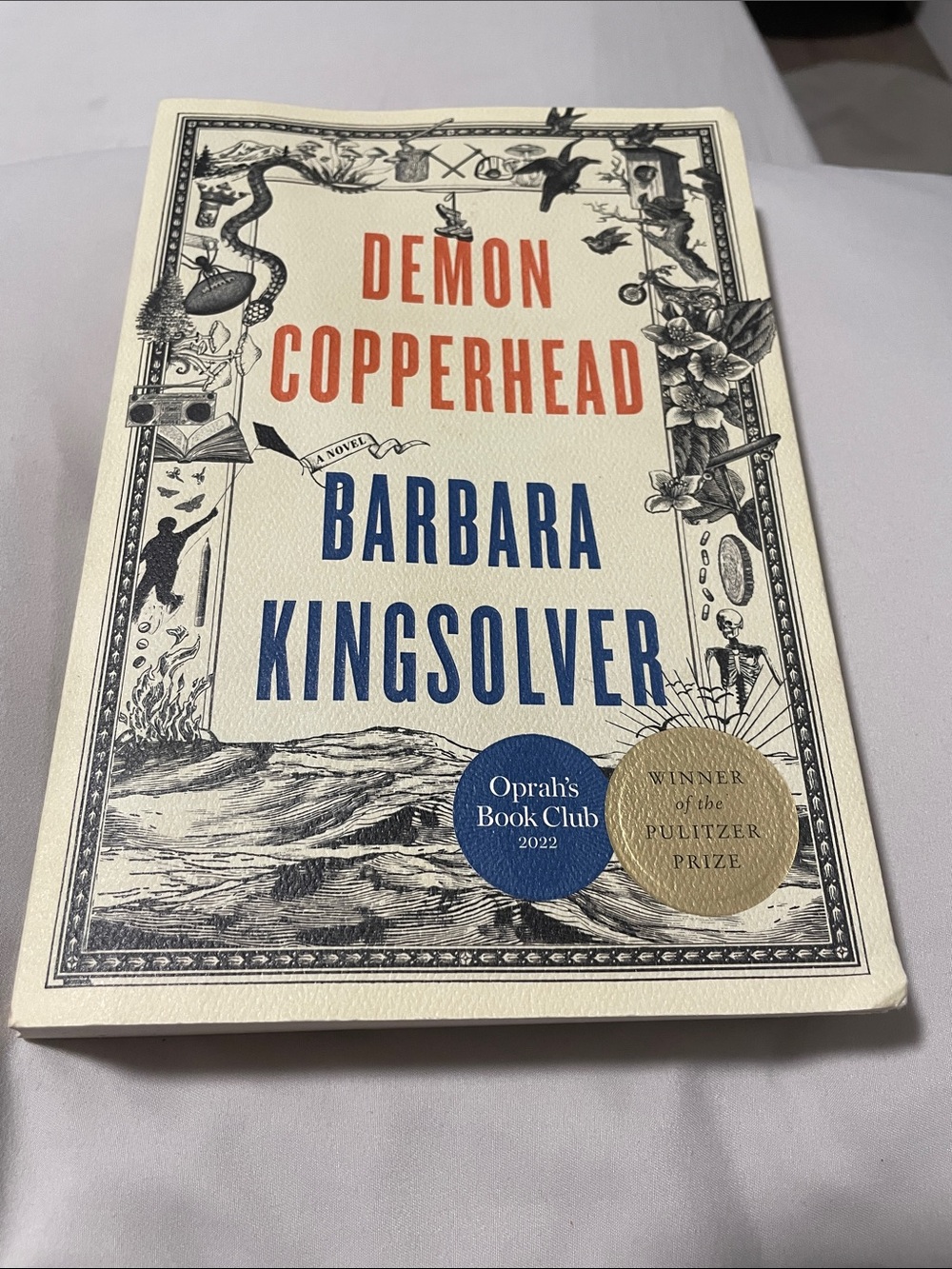 Demon Copperhead by Barbara Kingsolver - White/Cream Cover